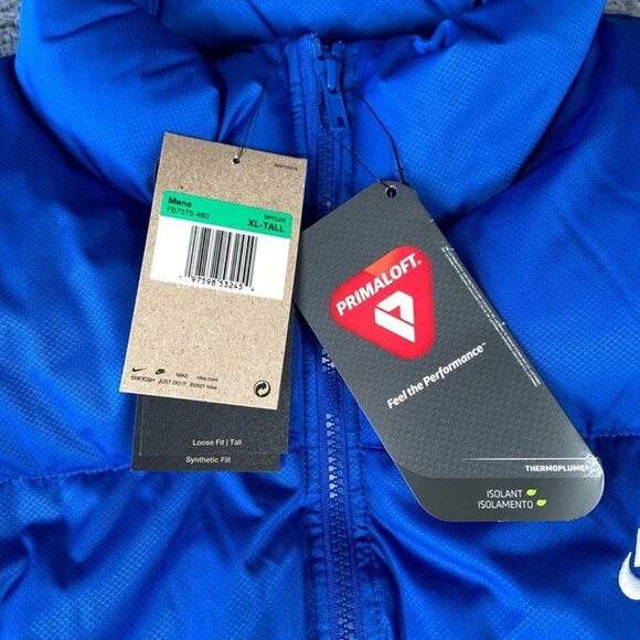 Nike Blue Puffer Vest - Picture 7 of 7